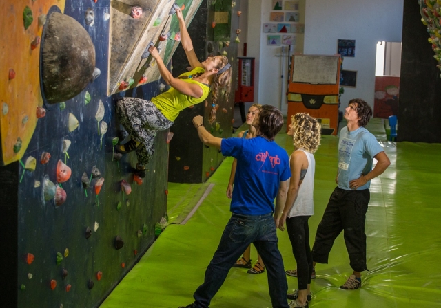 Grupos dirigidos de escalada